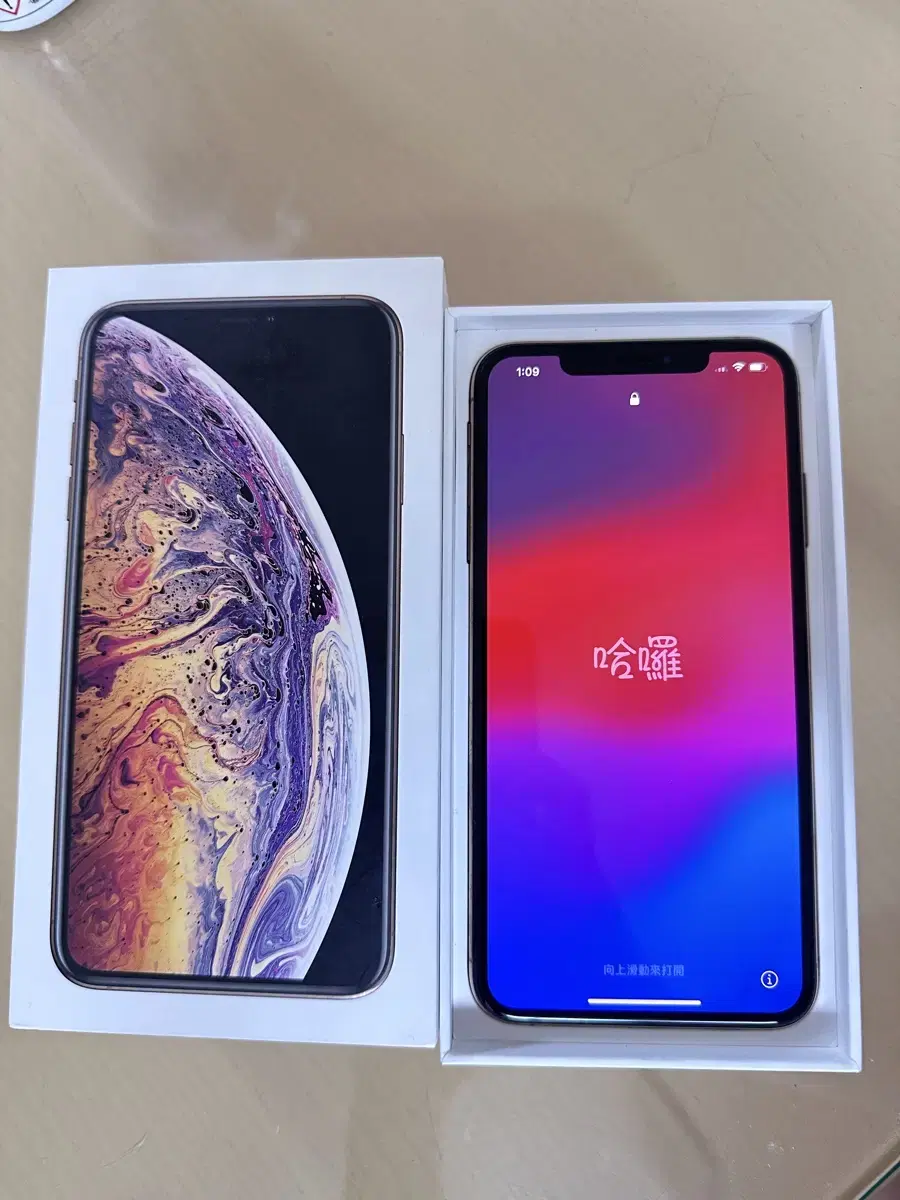 아이폰 xs max 512gb 골드 배터리 86%